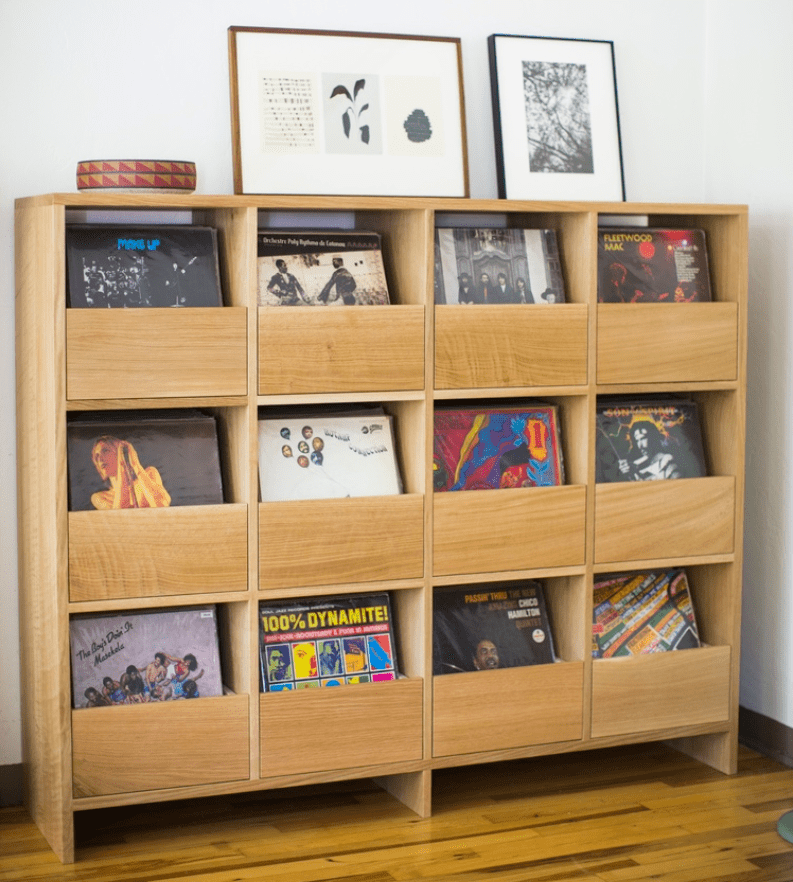 Record storage ideas - drawers