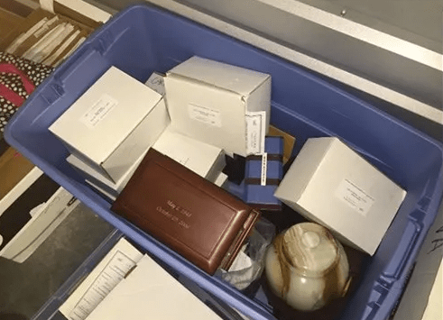 Human ashes found in abandoned storage unit