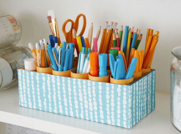 Home office storage - shoebox caddy
